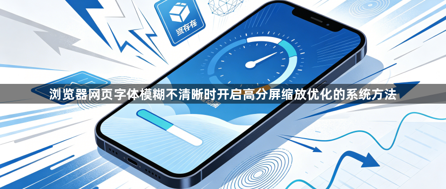 浏览器网页字体模糊不清晰时开启高分屏缩放优化的系统方法1