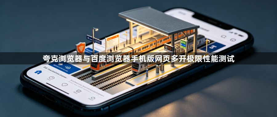 夸克浏览器与百度浏览器手机版网页多开极限性能测试1