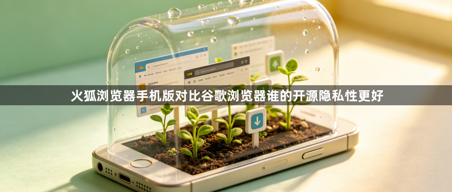 火狐浏览器手机版对比谷歌浏览器谁的开源隐私性更好1