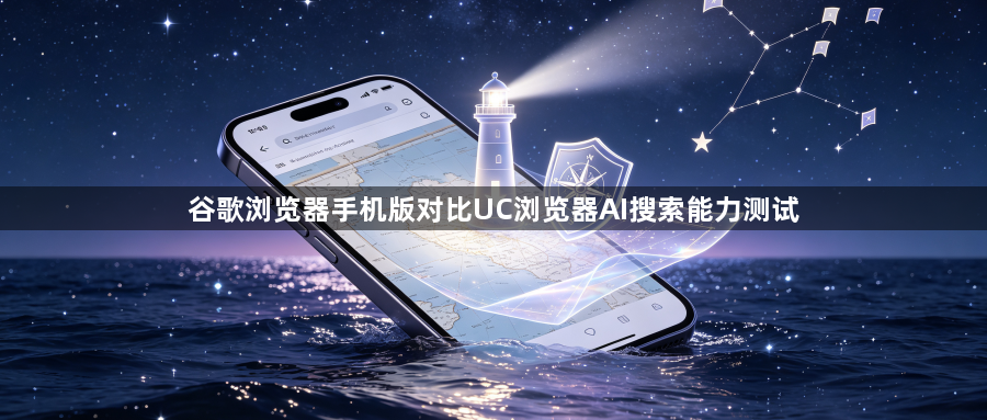 谷歌浏览器手机版对比UC浏览器AI搜索能力测试1