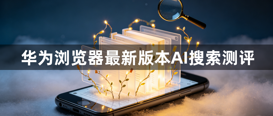 华为浏览器最新版本AI搜索测评1
