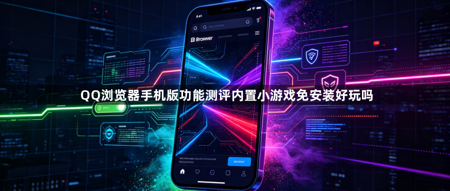 QQ浏览器手机版功能测评内置小游戏免安装好玩吗1