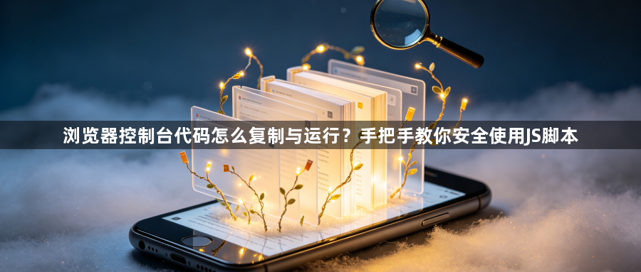 浏览器控制台代码怎么复制与运行?手把手教你安全使用JS脚本1