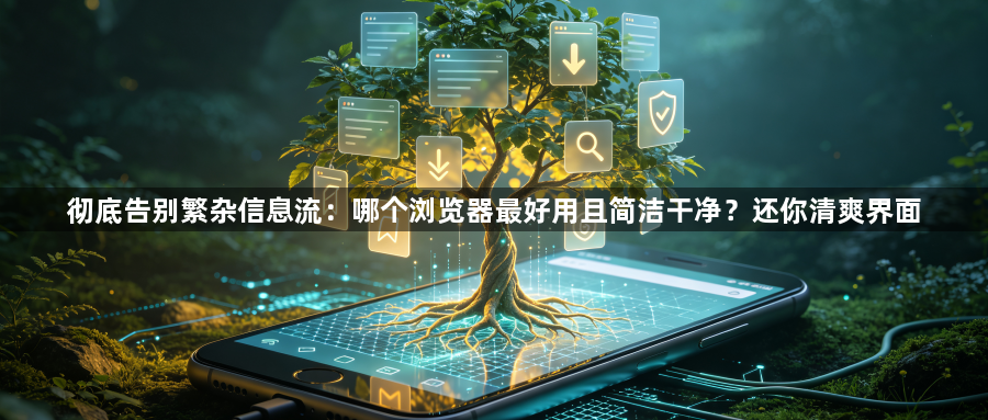 彻底告别繁杂信息流:哪个浏览器最好用且简洁干净?还你清爽界面1