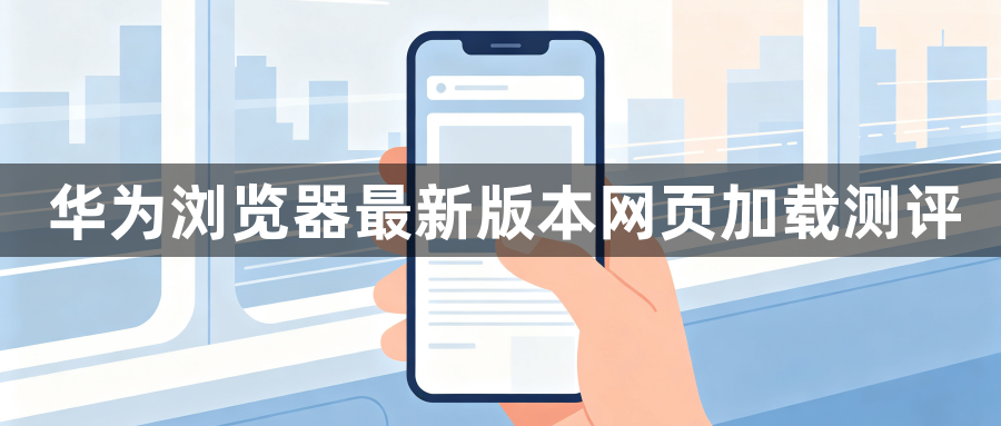 华为浏览器最新版本网页加载测评1