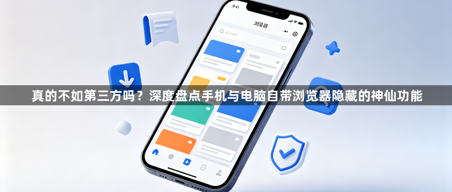 真的不如第三方吗？深度盘点手机与电脑自带浏览器隐藏的神仙功能1