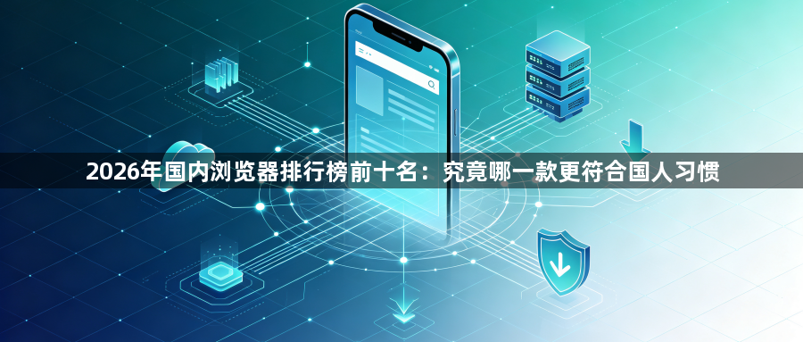 2026年国内浏览器排行榜前十名:究竟哪一款更符合国人习惯1