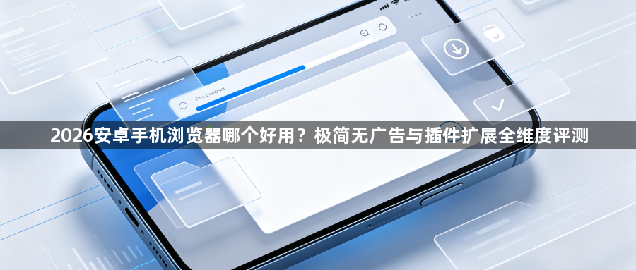 2026安卓手机浏览器哪个好用？极简无广告与插件扩展全维度评测1