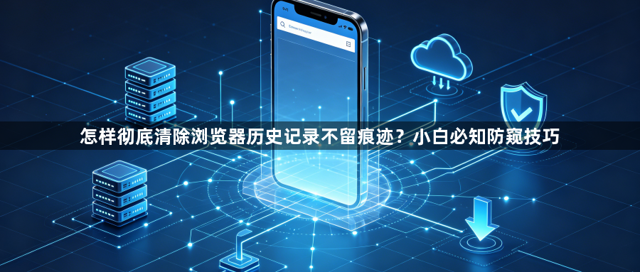 怎样彻底清除浏览器历史记录不留痕迹?小白必知防窥技巧1
