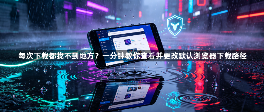 每次下载都找不到地方？一分钟教你查看并更改默认浏览器下载路径1