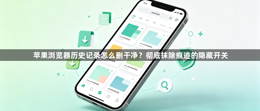 苹果浏览器历史记录怎么删干净?彻底抹除痕迹的隐藏开关1
