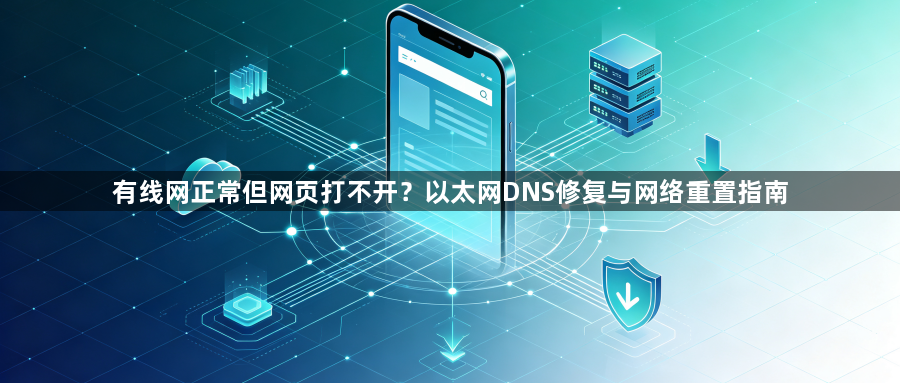有线网正常但网页打不开？以太网DNS修复与网络重置指南1