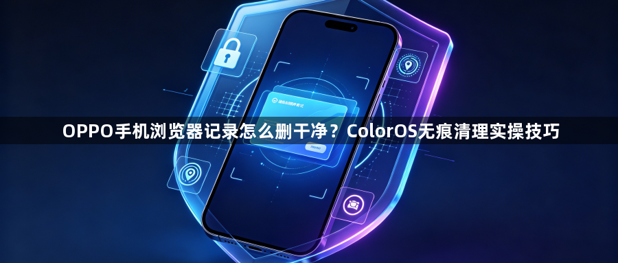 OPPO手机浏览器记录怎么删干净？ColorOS无痕清理实操技巧1
