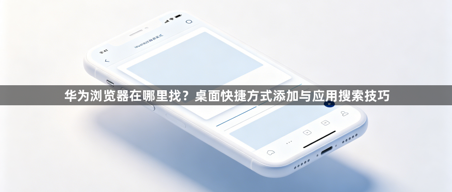 华为浏览器在哪里找？桌面快捷方式添加与应用搜索技巧1