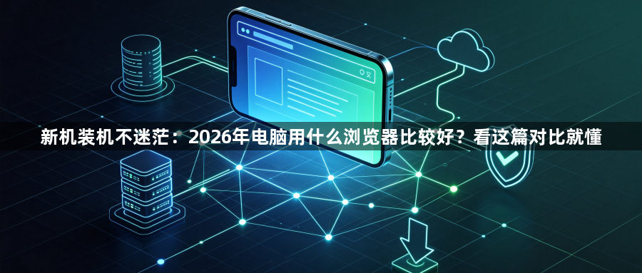 新机装机不迷茫：2026年电脑用什么浏览器比较好？看这篇对比就懂1