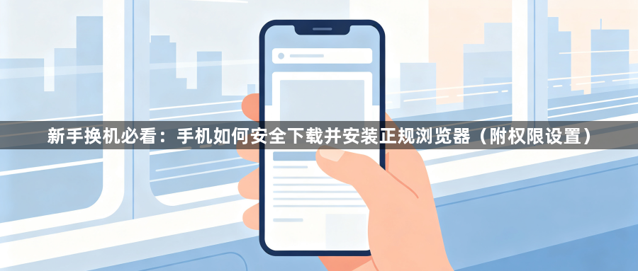 新手换机必看：手机如何安全下载并安装正规浏览器（附权限设置）1