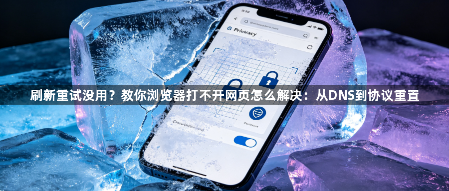 刷新重试没用？教你浏览器打不开网页怎么解决：从DNS到协议重置1