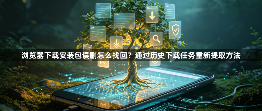 浏览器下载安装包误删怎么找回？通过历史下载任务重新提取方法1