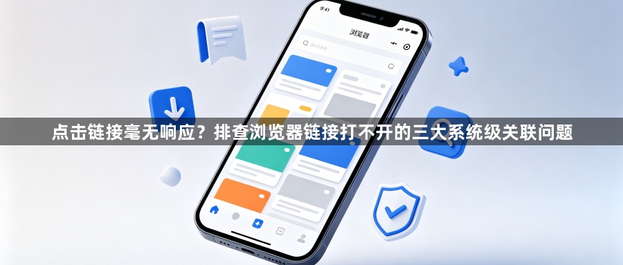 点击链接毫无响应？排查浏览器链接打不开的三大系统级关联问题1