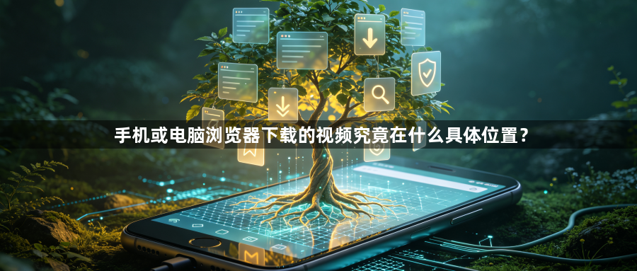 手机或电脑浏览器下载的视频究竟在什么具体位置？1