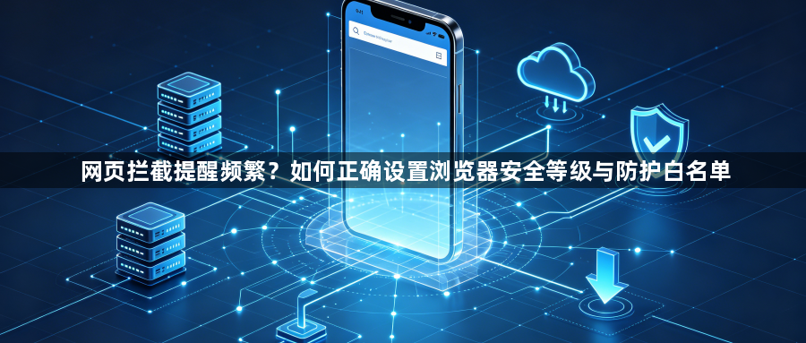 网页拦截提醒频繁？如何正确设置浏览器安全等级与防护白名单1