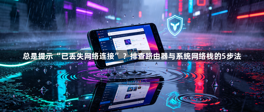 总是提示“已丢失网络连接”？排查路由器与系统网络栈的5步法1