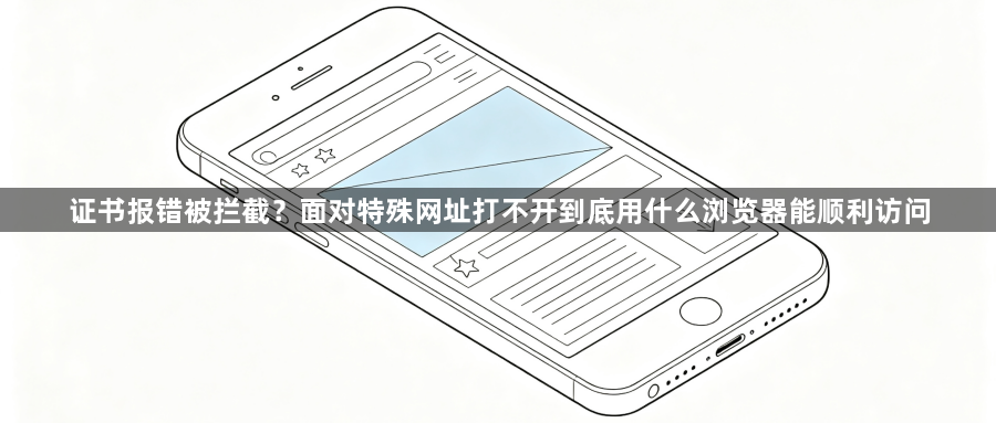证书报错被拦截？面对特殊网址打不开到底用什么浏览器能顺利访问1