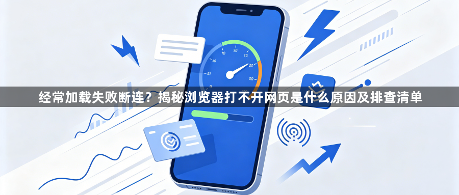 经常加载失败断连？揭秘浏览器打不开网页是什么原因及排查清单1